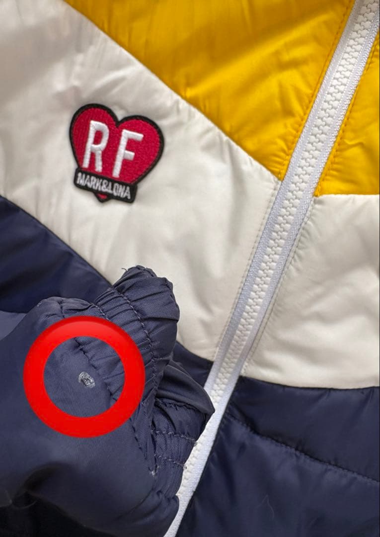 マークアンドロナ　ダウンジャケット　中綿