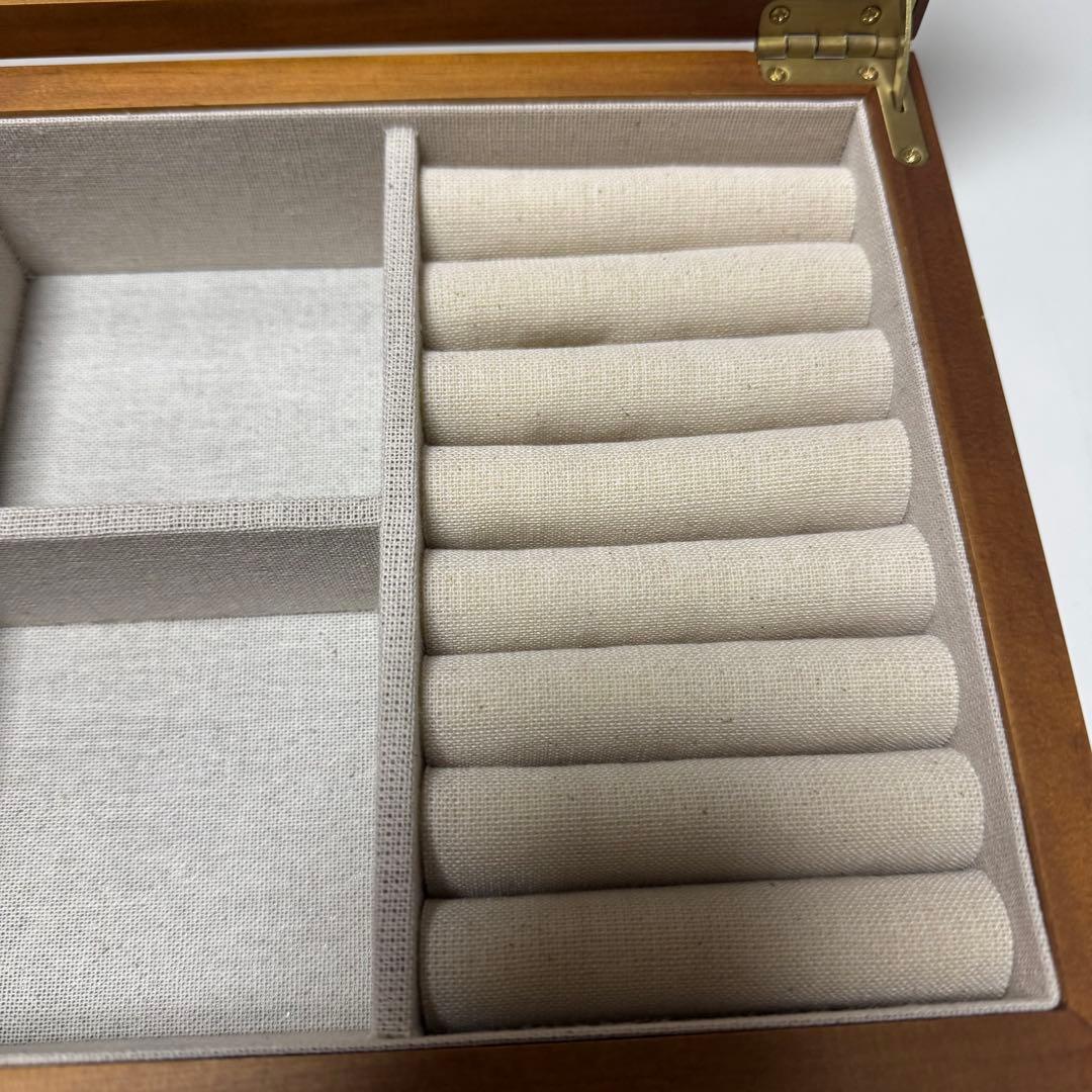 ZARA  ウッド製アクセサリーケース ブラウン ザラ ケース