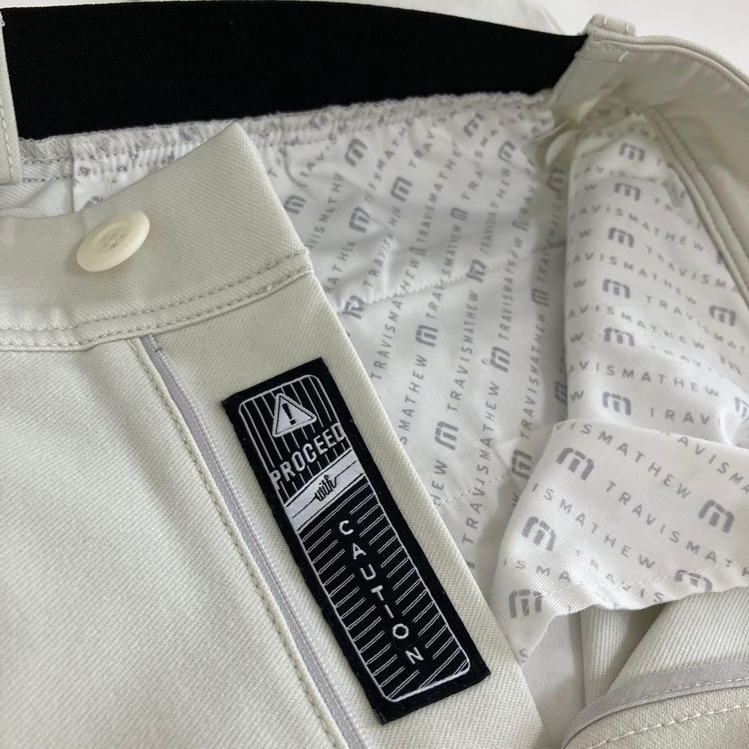 TRAVISMATHEW トラビスマシュー M ゴルフ パンツ 白 ホワイト