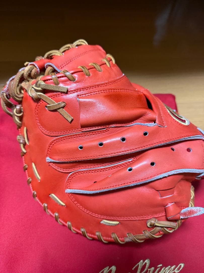 Rawlings オーダー　キャッチャーミット　硬式用　オレンジ　ほぼ未使用品