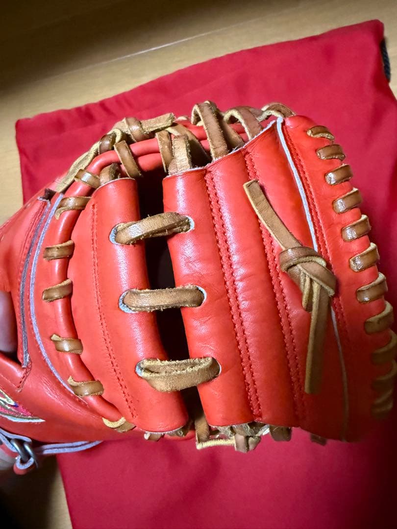 Rawlings オーダー　キャッチャーミット　硬式用　オレンジ　ほぼ未使用品