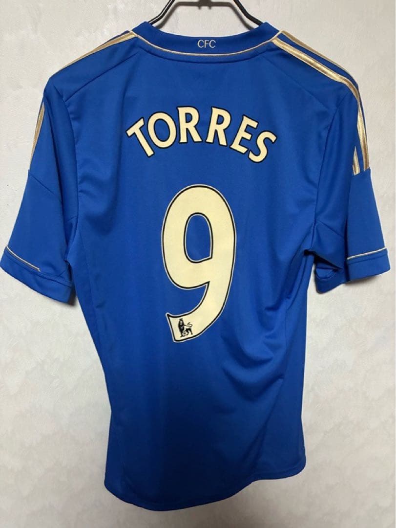 チェルシー 12-13 ユニフォーム TORRES トーレス Oサイズ ゴールド