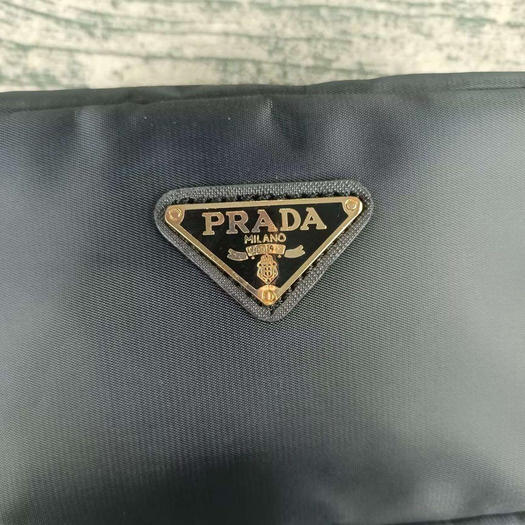 PRADA ノベルティ ナイロン ブラック ポーチ ボックス型