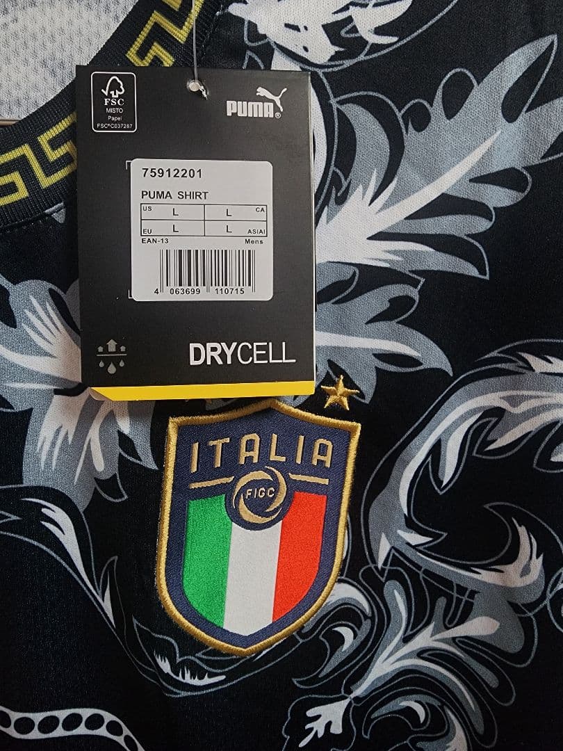 VERSACE PUMA シャツ Lサイズ ITALIA