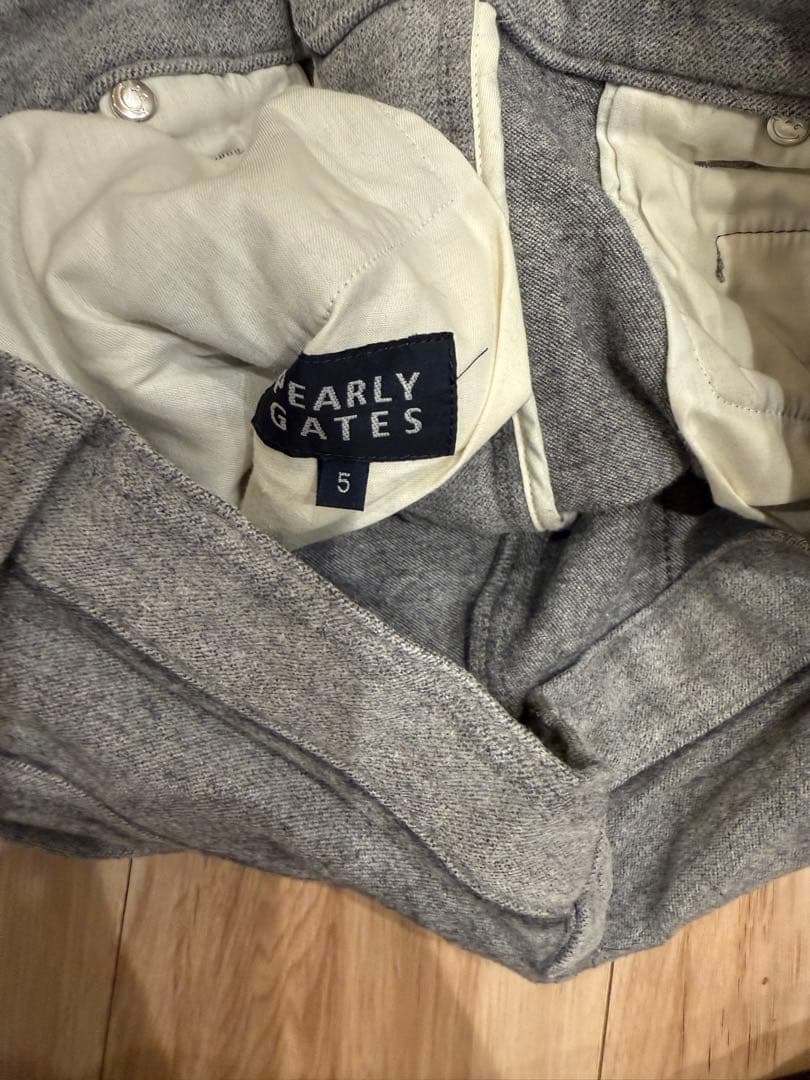 PEARLY GATES グレー スウェットパンツ 5