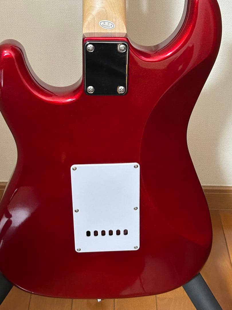 SELDER レッド エレキギター ストラトキャスタータイプ