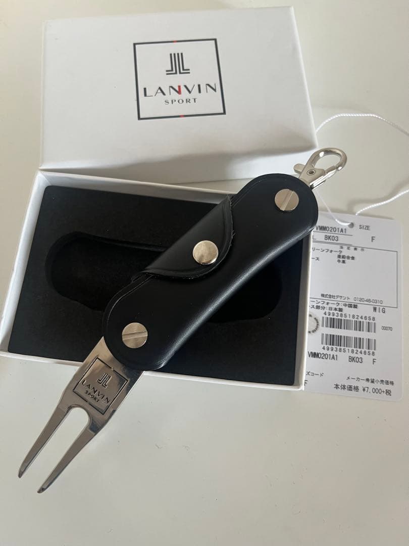 新品　ランバン　ゴルフ　グリーンフォークLANVIN SPORT 2点