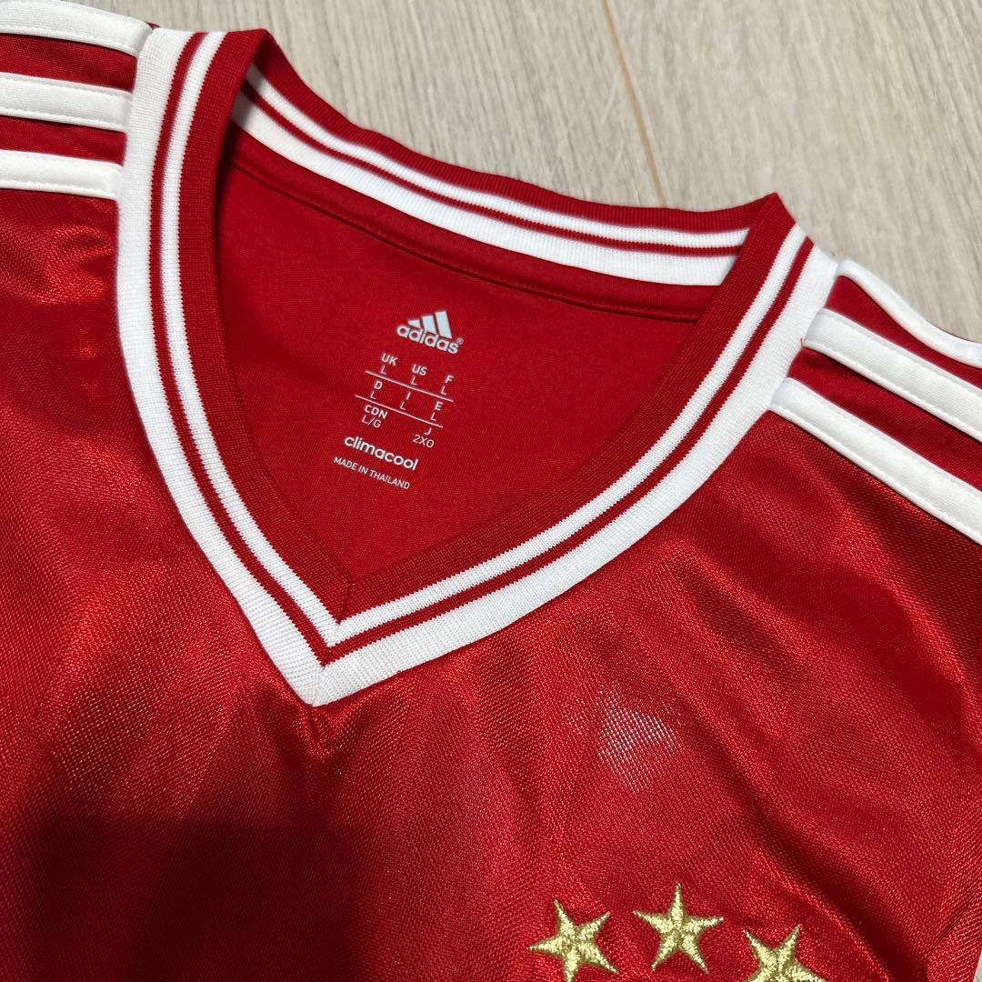 adidas Bayern Munchen レッドジャージ　UK Lサイズ