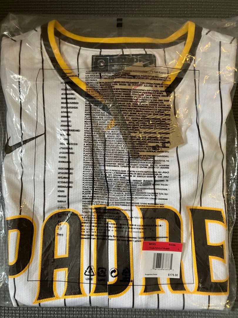 【正規品】ダルビッシュ MLB 公式リミテッドプレイヤージャージ L