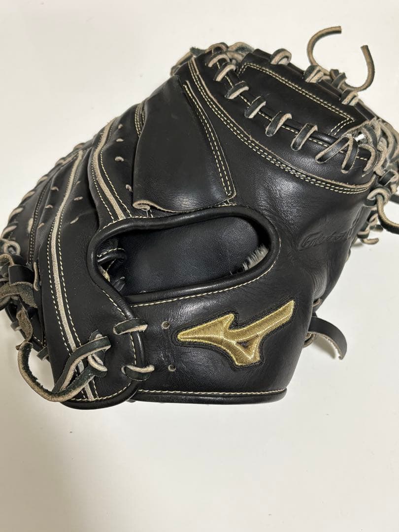 Mizuno 軟式グローブ キャッチャーミット 黒ミズノ 野球