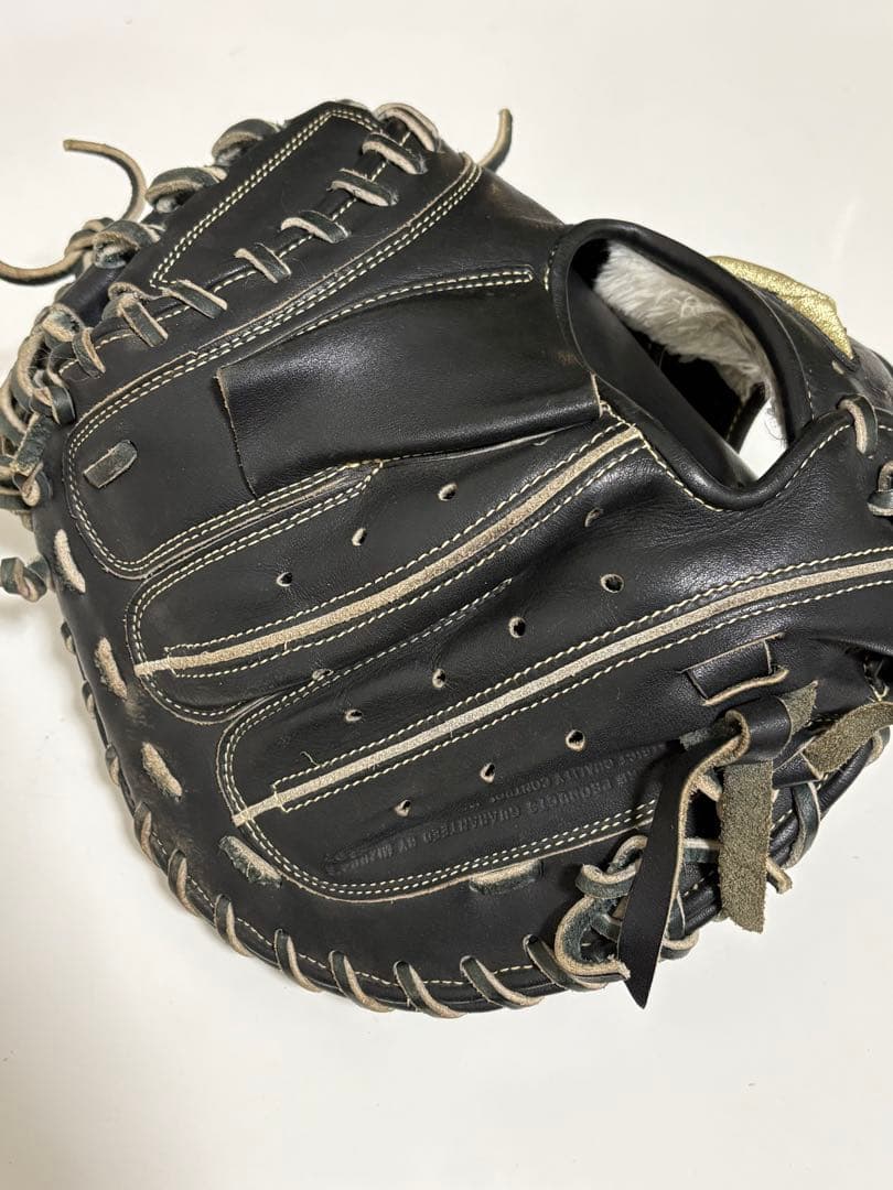 Mizuno 軟式グローブ キャッチャーミット 黒ミズノ 野球