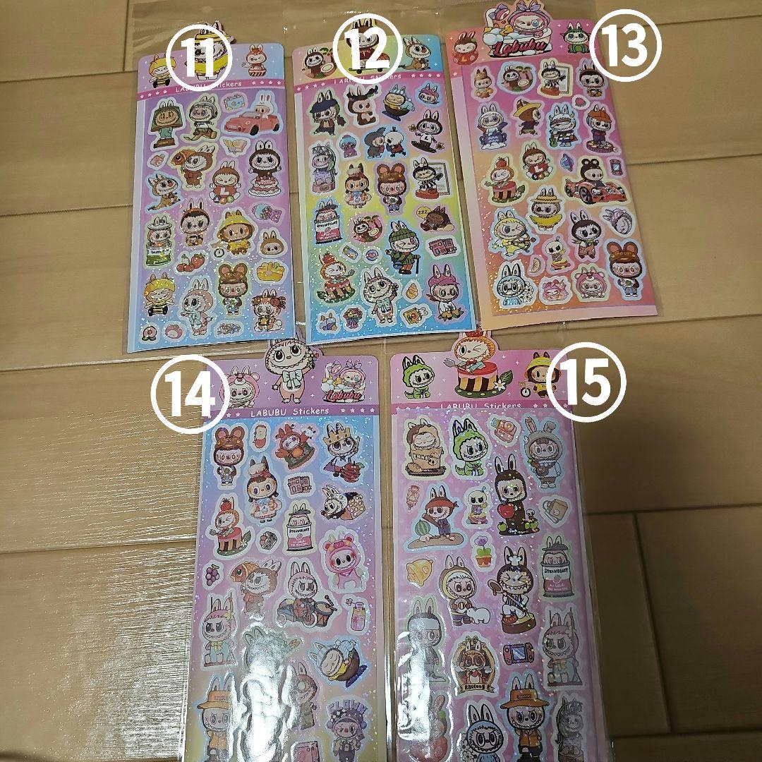 LABUBU キャラクターシール ホログラム(まとめ売り)