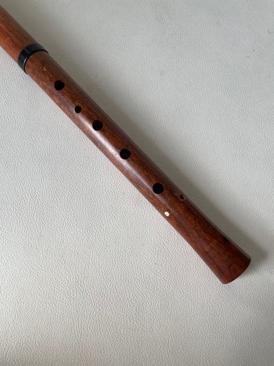尺八 在銘 蝴蝶 和楽器 楽器 木管 二本継 カバー付属 中古品