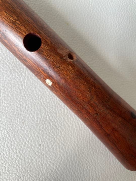 尺八 在銘 蝴蝶 和楽器 楽器 木管 二本継 カバー付属 中古品
