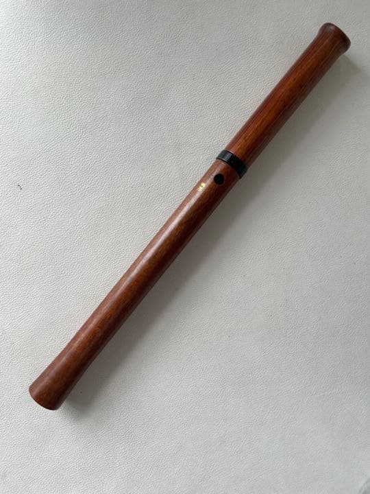 尺八 在銘 蝴蝶 和楽器 楽器 木管 二本継 カバー付属 中古品