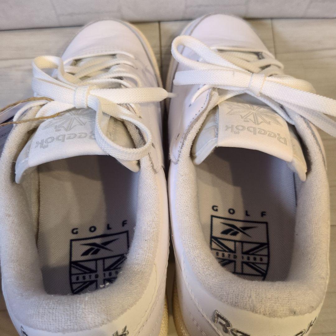 新品⭐Reebok CLUB C GOLF 白 ゴルフシューズ