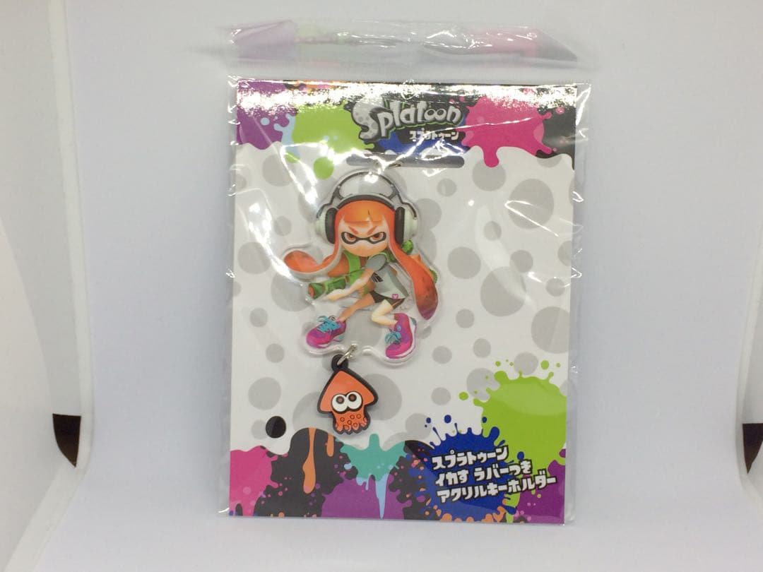 スプラトゥーン　イカすラバーつきアクリルキーホルダー　全8種セット