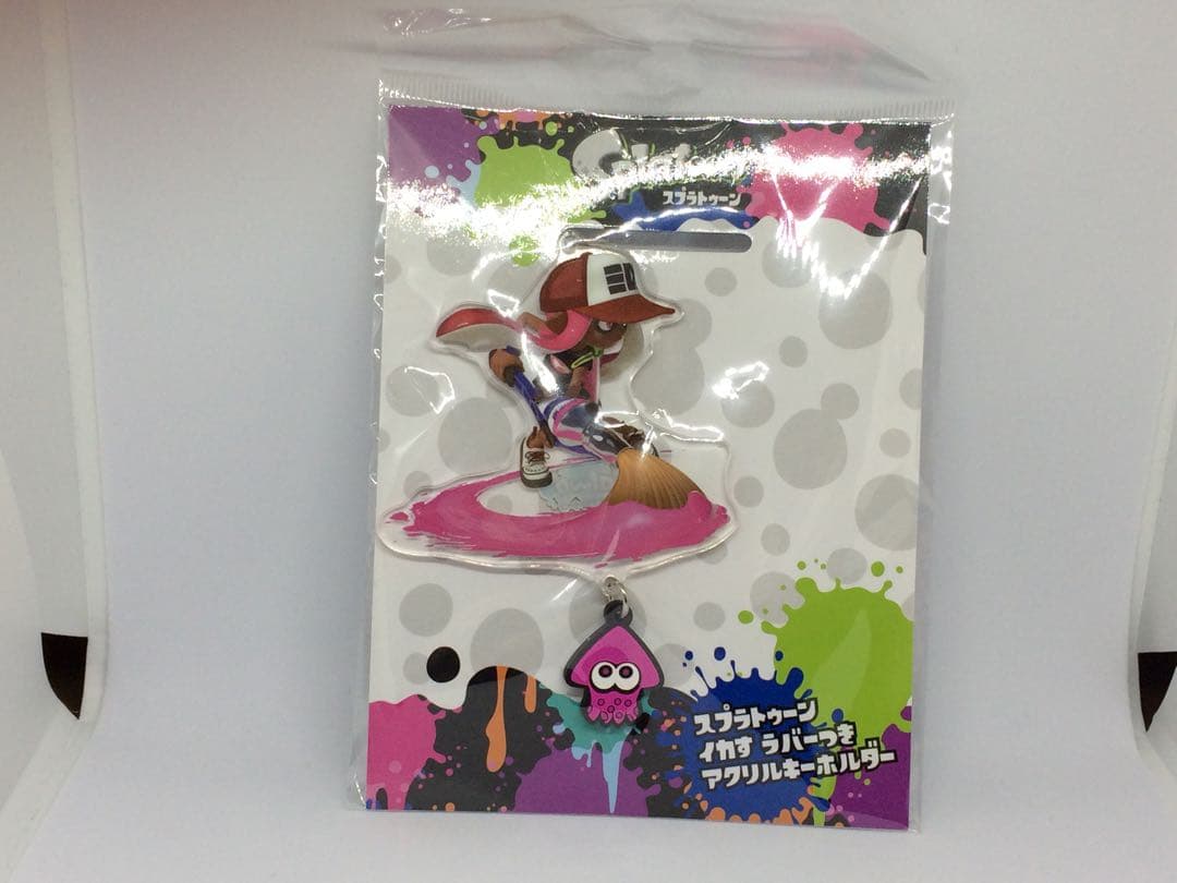 スプラトゥーン　イカすラバーつきアクリルキーホルダー　全8種セット