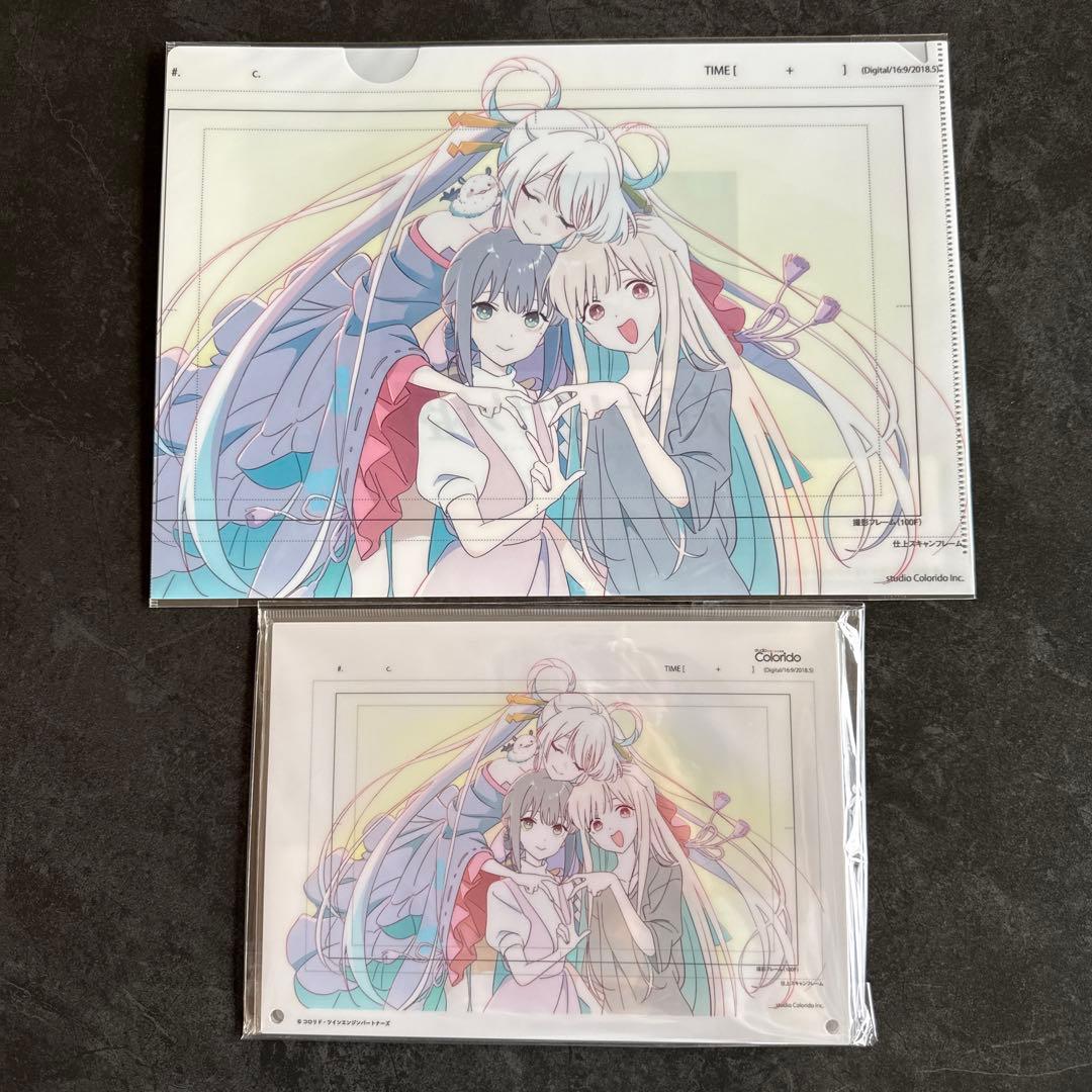 超かぐや姫 ラフ原画アクリルパネル クリアファイル　フライヤー　劇場グッズ