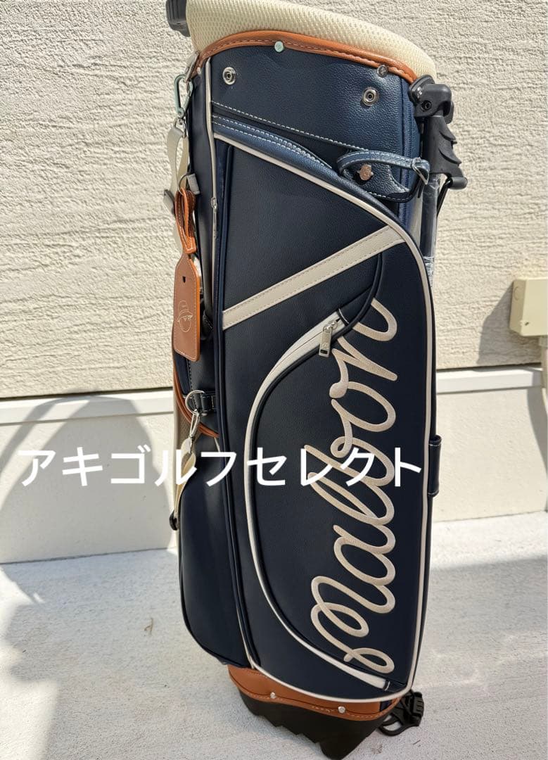 即日発送　Malbon キャディバッグ ネイビー