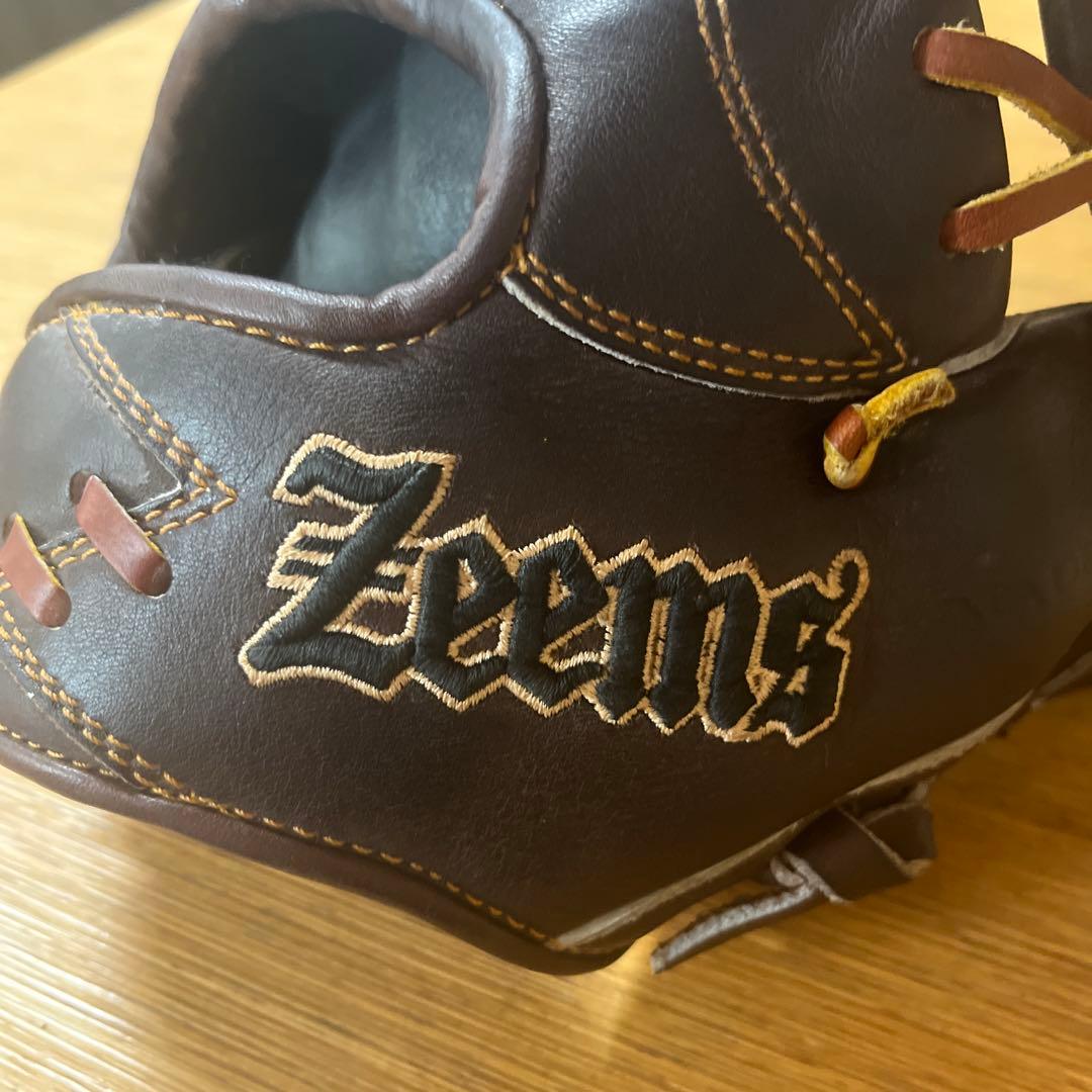 Zeemsジームス軟式内野手　翌日発送　三方親湯もみ型付け　使用回数少ない　美品
