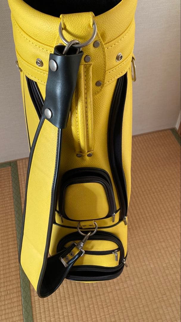 Powerbilt パワービルド　イエローゴルフバッグ