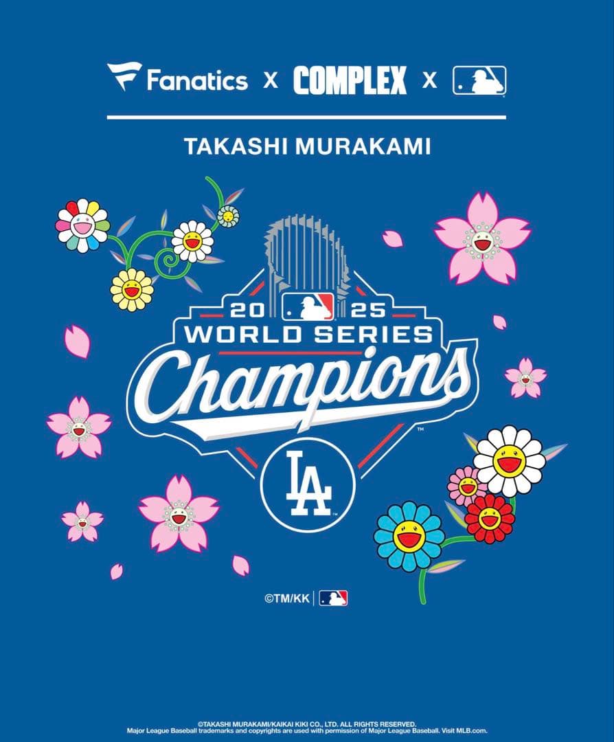 XXL 村上隆　ドジャース　ワールドシリーズ 2025 カイカイキキ MLB