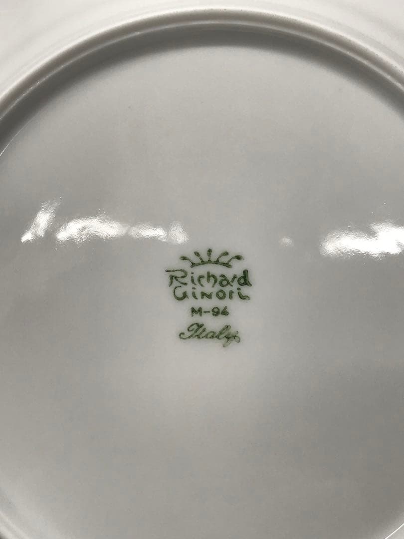 【USED】Richard Ginori ジノリ　サックスフラワー　3P