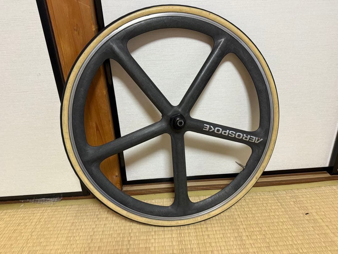 AERO SPOKE カーボンバトンホイール　リア　スプロケット付きクリンチャー