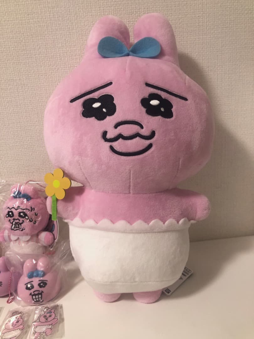 21点まとめ売り おぱんちゅうさぎ ガチャ ぬいぐるみ シール チャック袋