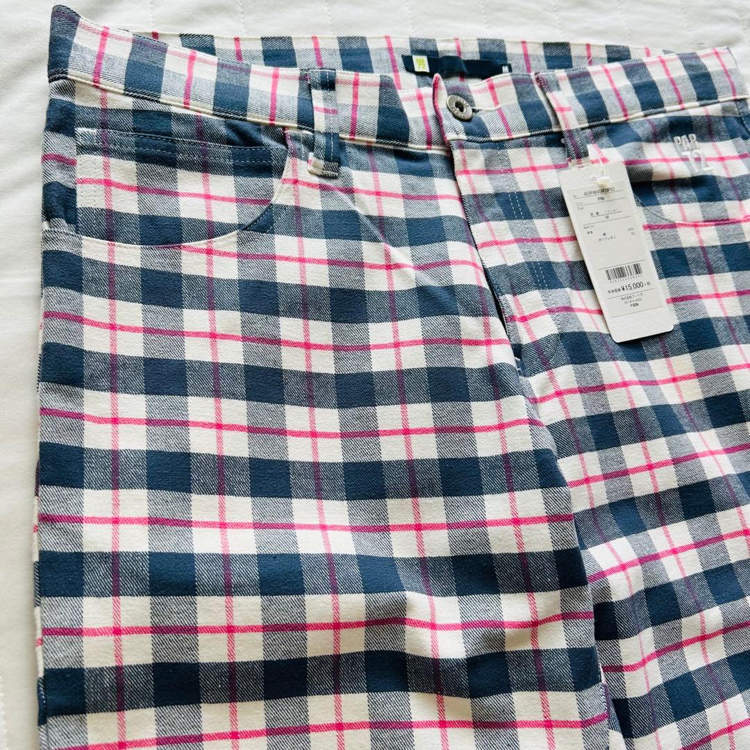 【新品】PAR 72 パーセッタンタドゥエ ゴルフ パンツ 長ズボン チェック柄