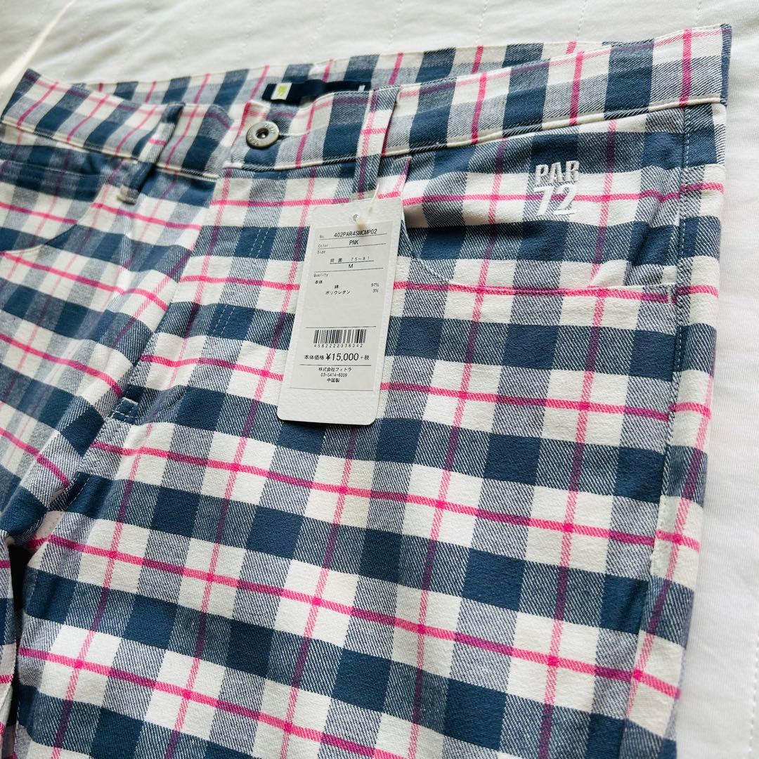 【新品】PAR 72 パーセッタンタドゥエ ゴルフ パンツ 長ズボン チェック柄