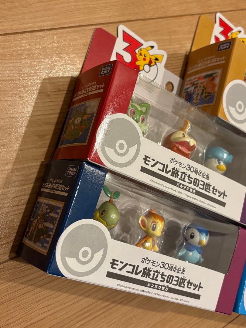 ポケモン モンコレ旅立ちの3匹セット 5セット 30th