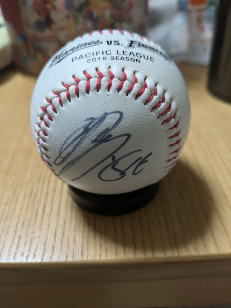 大谷翔平 　涌井秀章　2016年 パシフィックリーグ開幕記念ボール