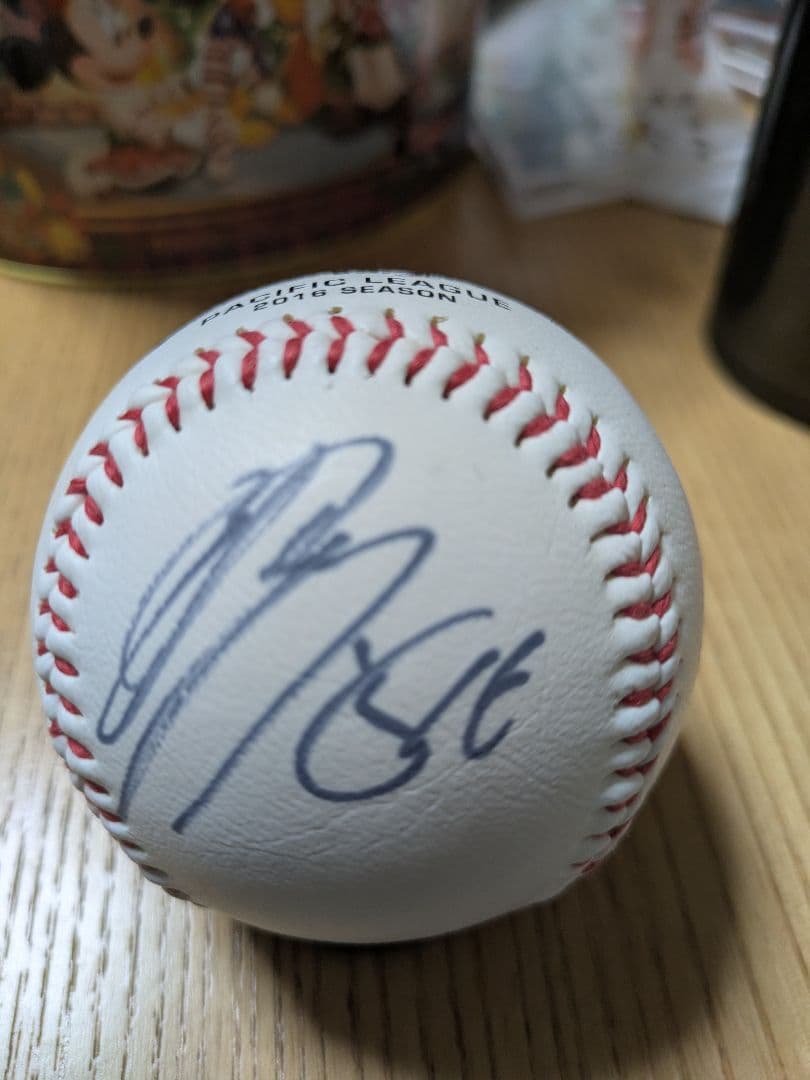 大谷翔平 　涌井秀章　2016年 パシフィックリーグ開幕記念ボール