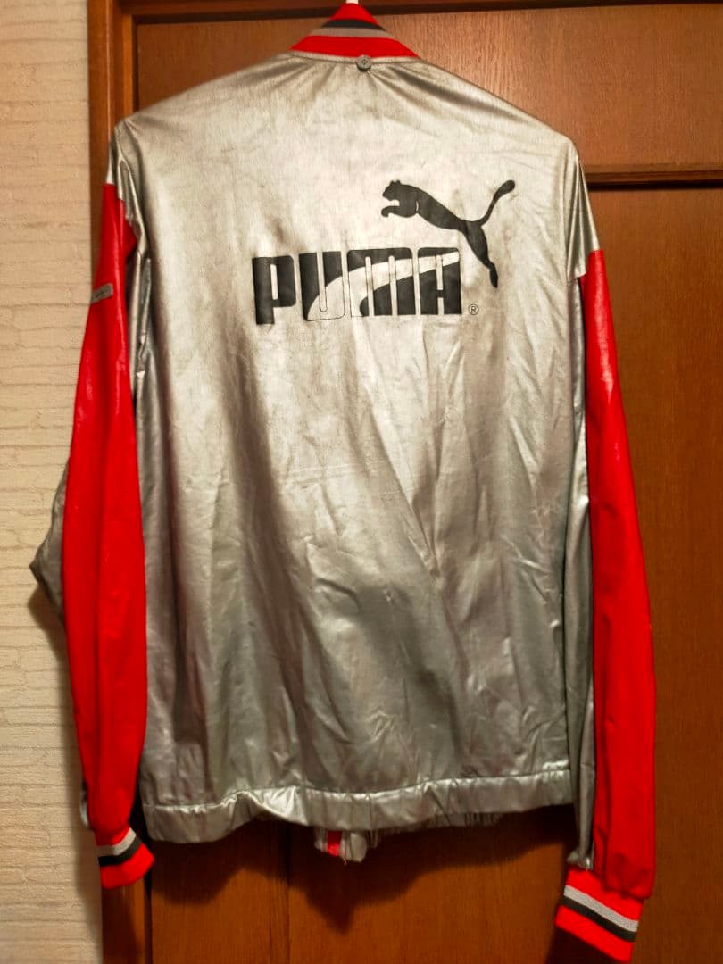 【激レアビンテージ】80年代 PUMA メタリックウインドブレーカー