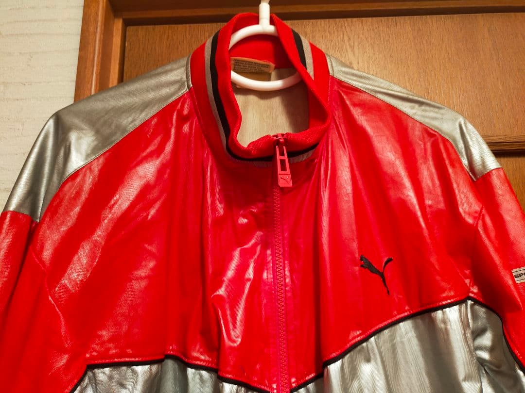 【激レアビンテージ】80年代 PUMA メタリックウインドブレーカー