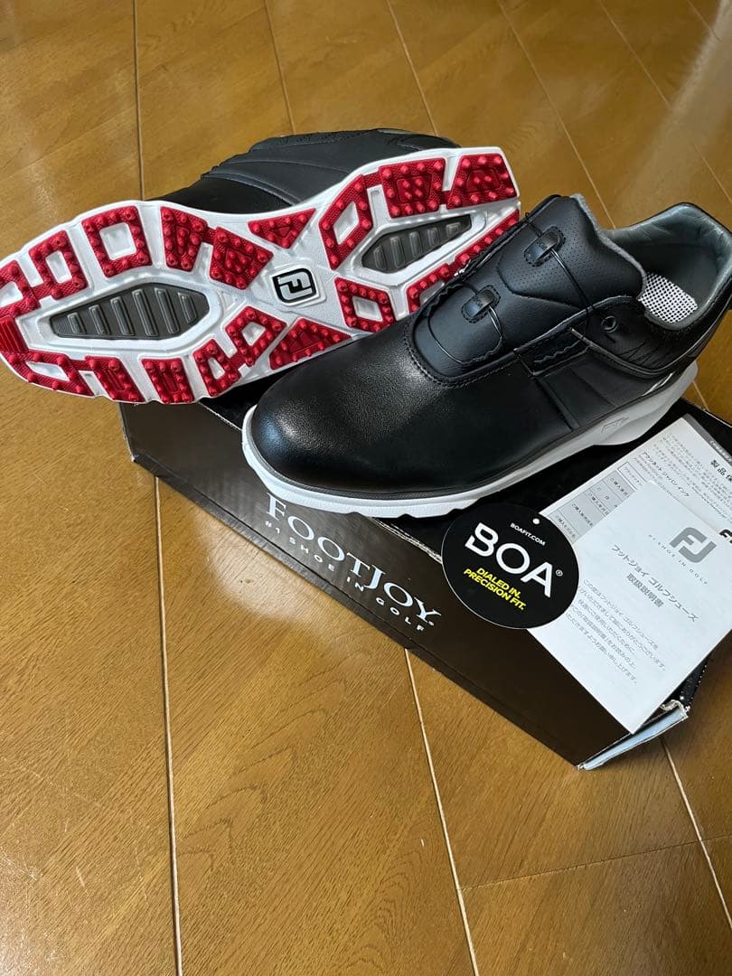 FootJoy ゴルフシューズ 黒 53214J BOA スパイクレス 25.0