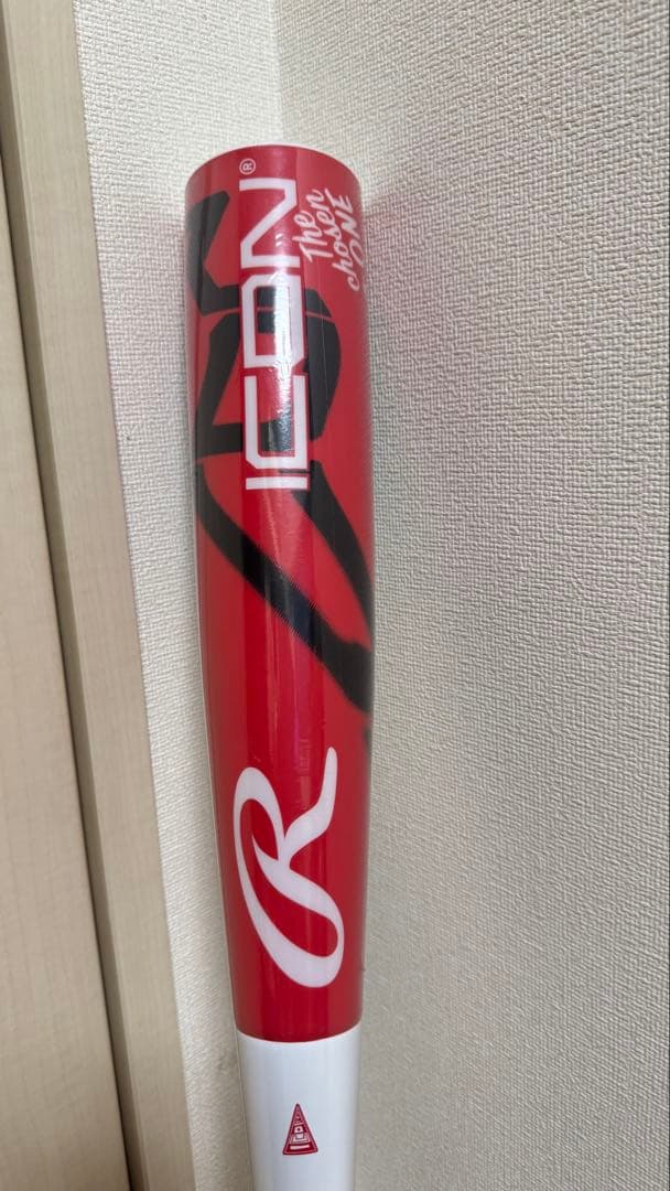 Rawlings ICON バット 限定カラーレッド バットケース付き　少年野球