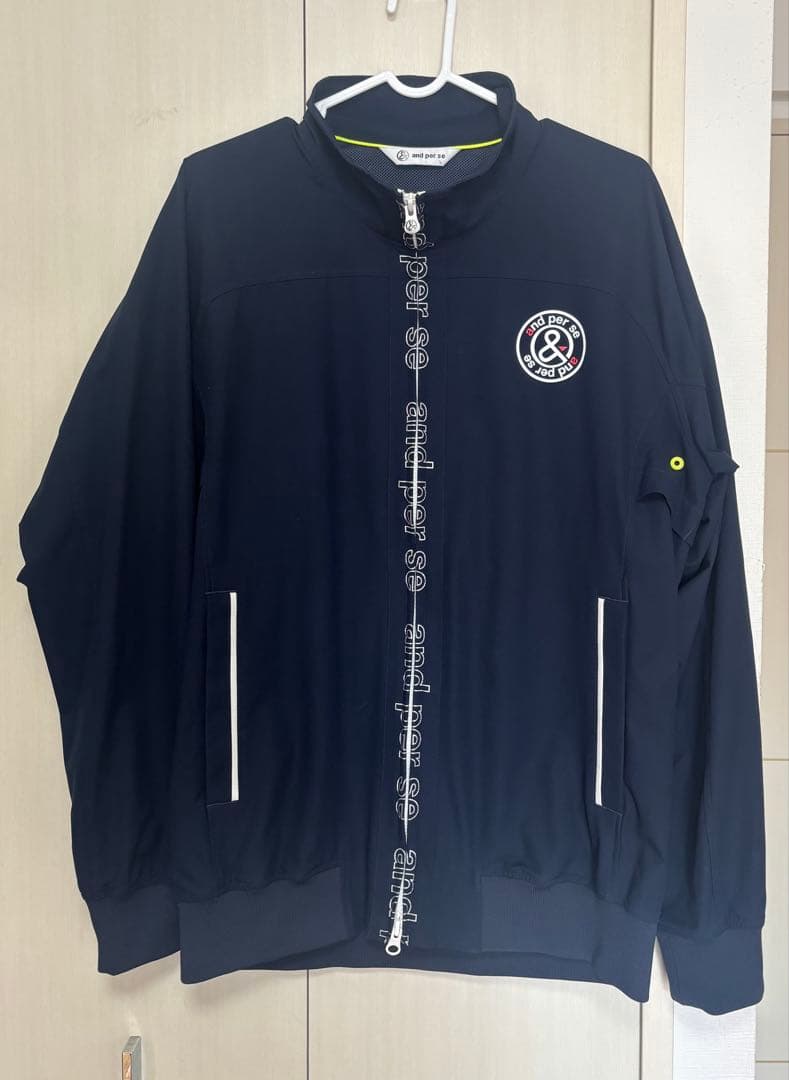 and per se ネイビー ジャケット