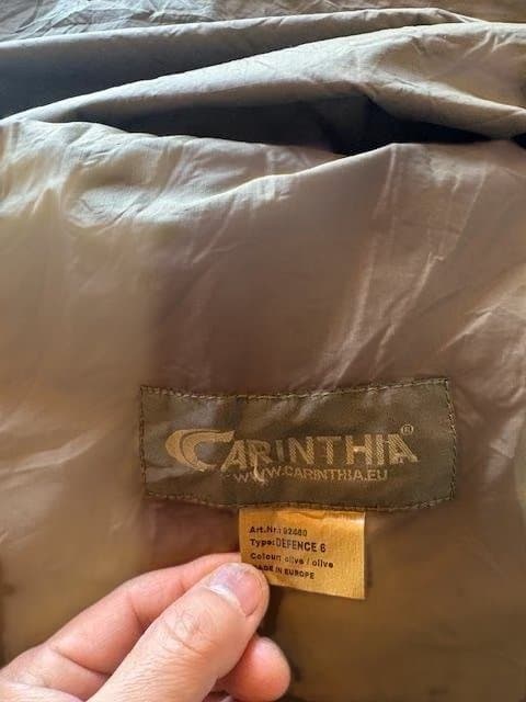 【中古】カリンシア ディフェンス6 シュラフ オリーブ