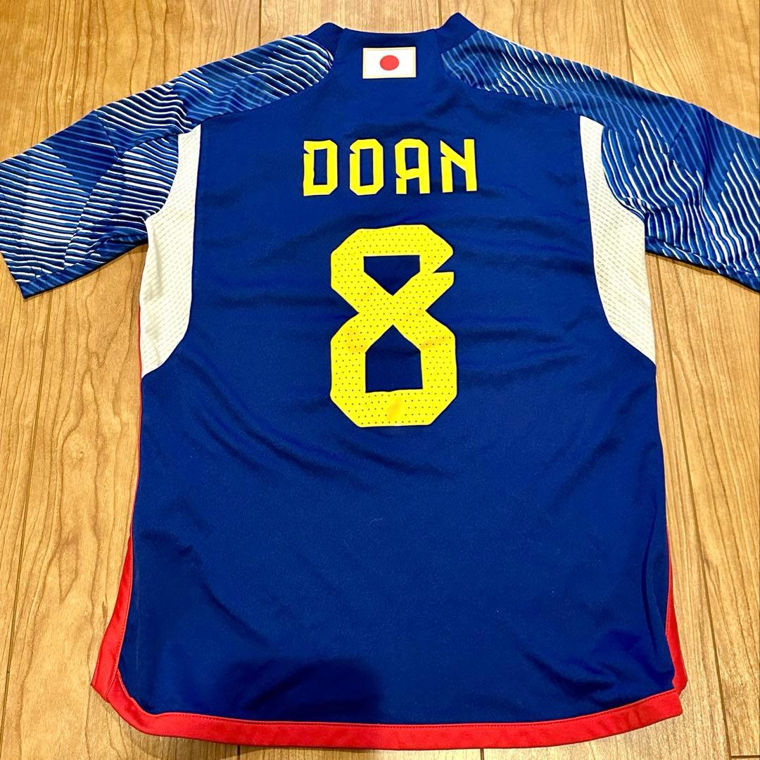 堂安律 日本代表 2022 W杯 ユニフォーム adidas #8 140サイズ