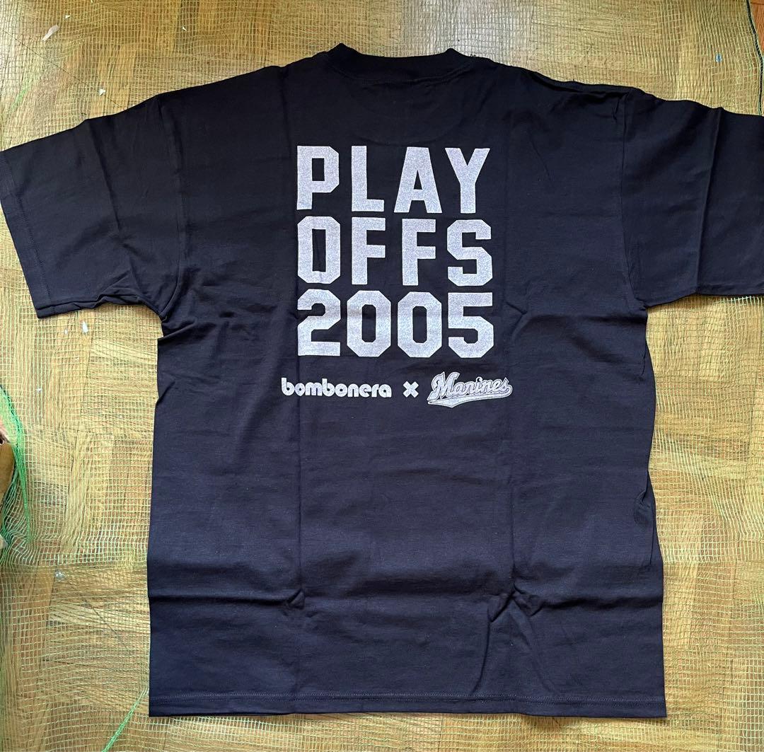 千葉ロッテマリーンズx bombonera PLAY OFFS Tシャツ L