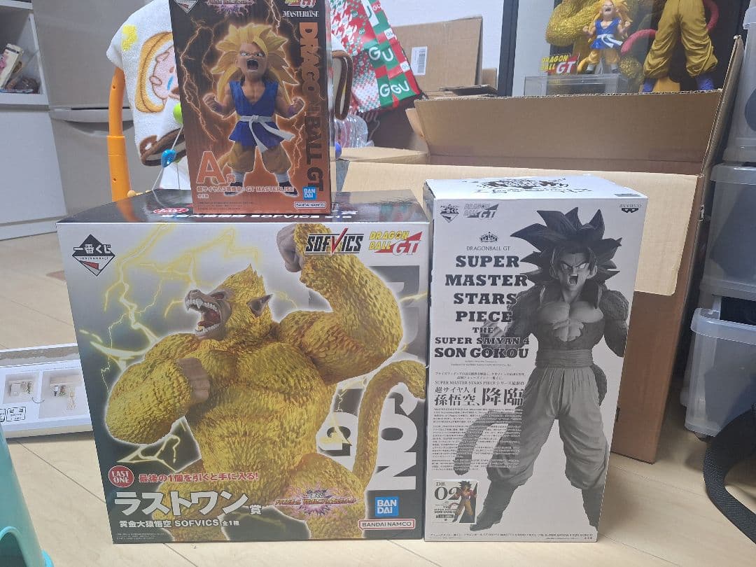 ドラゴンボール一番くじ　スーパーサイヤ人4孫悟空Ｂ賞、孫悟空3、黄金大猿