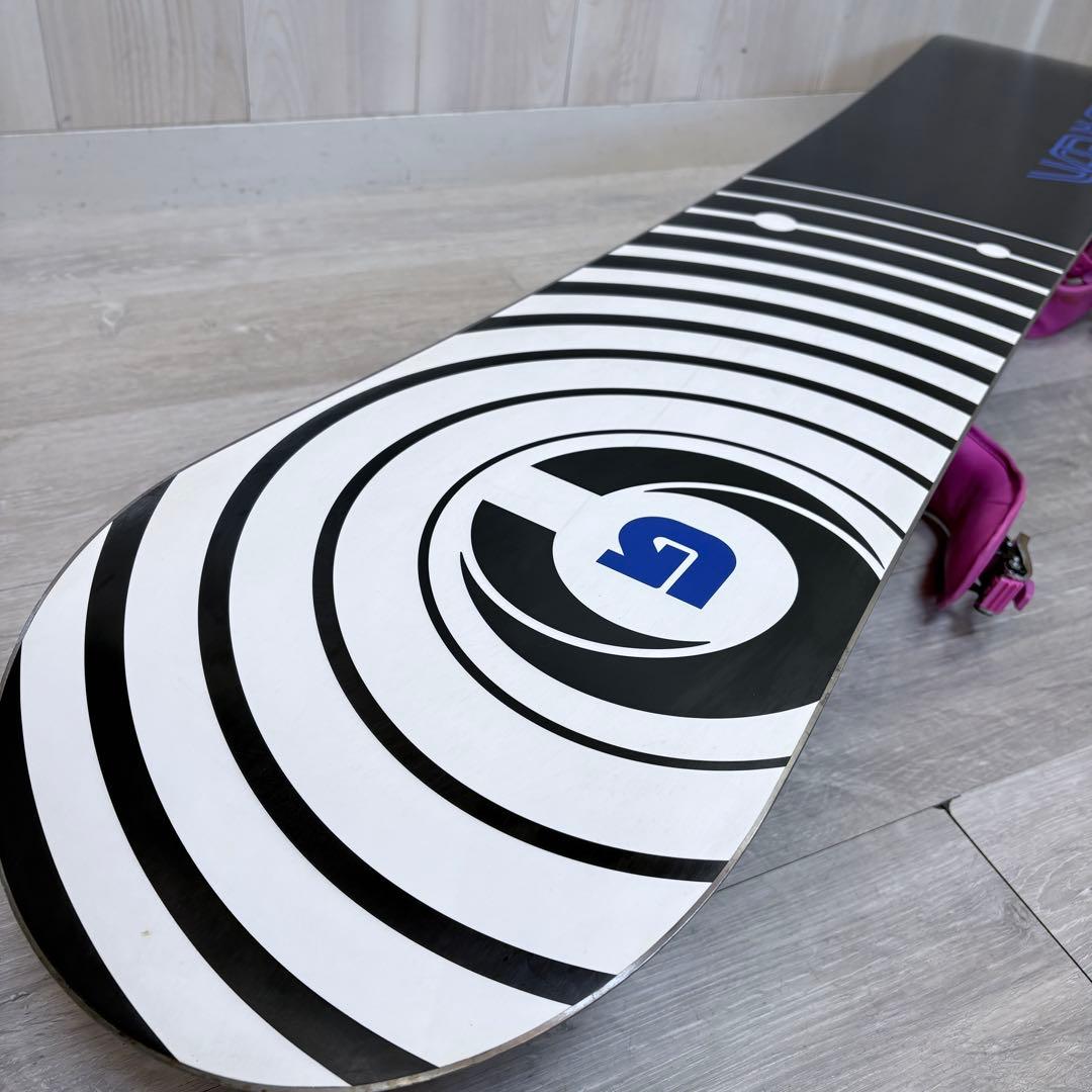 【送料無料】BURTON スノーボード 139cm サロモン ビィンディング