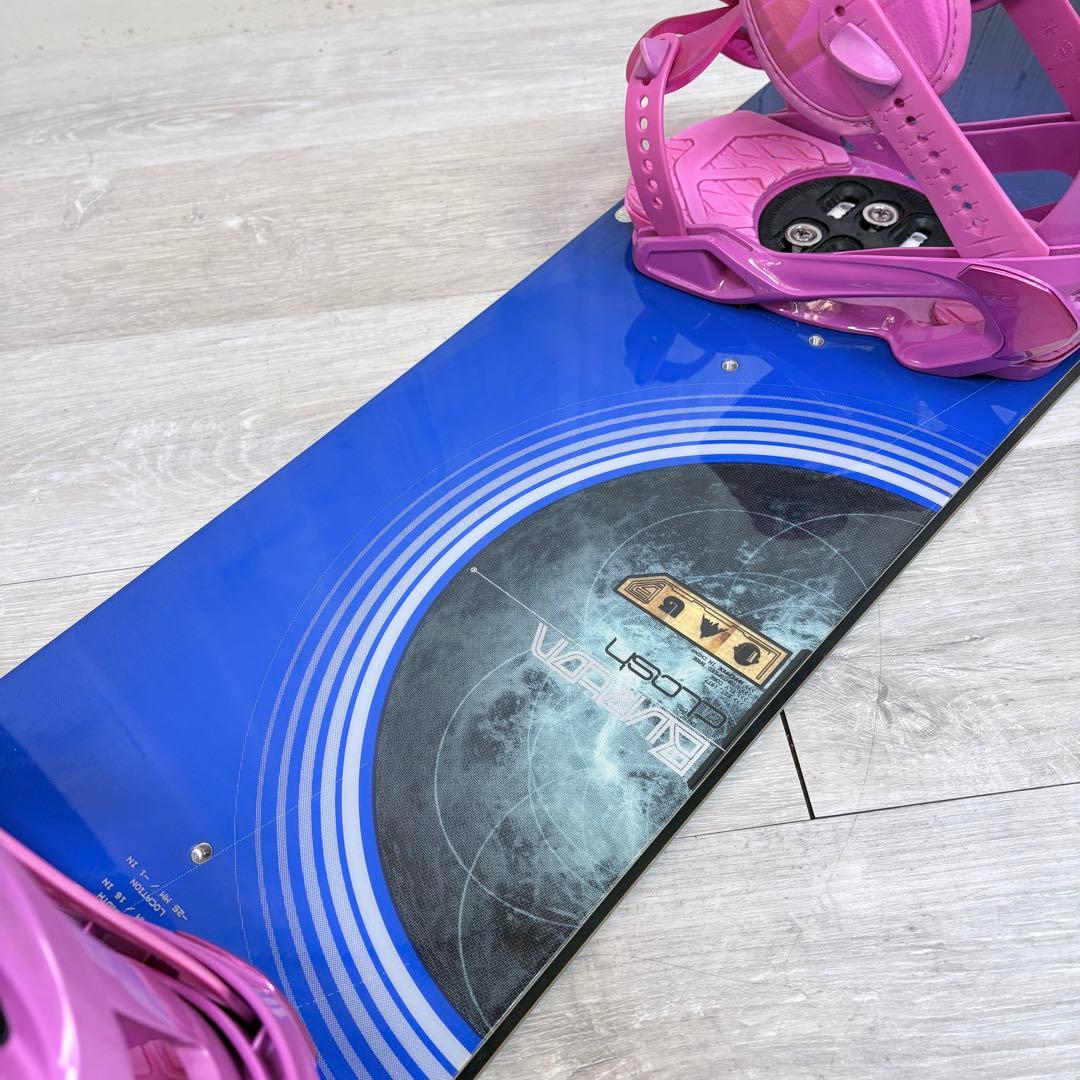 【送料無料】BURTON スノーボード 139cm サロモン ビィンディング