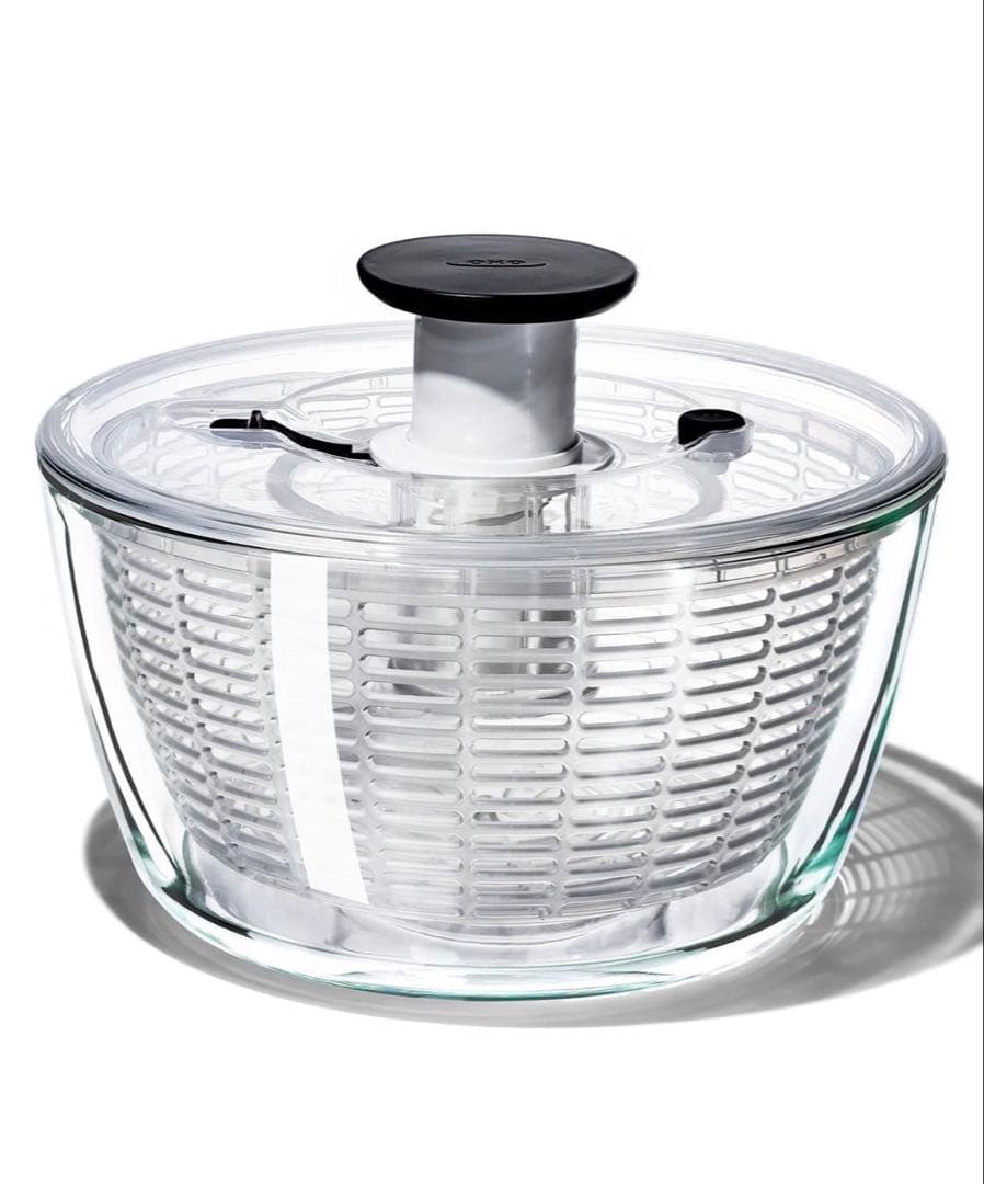 OXO （オクソー） ガラス製 サラダスピナー大