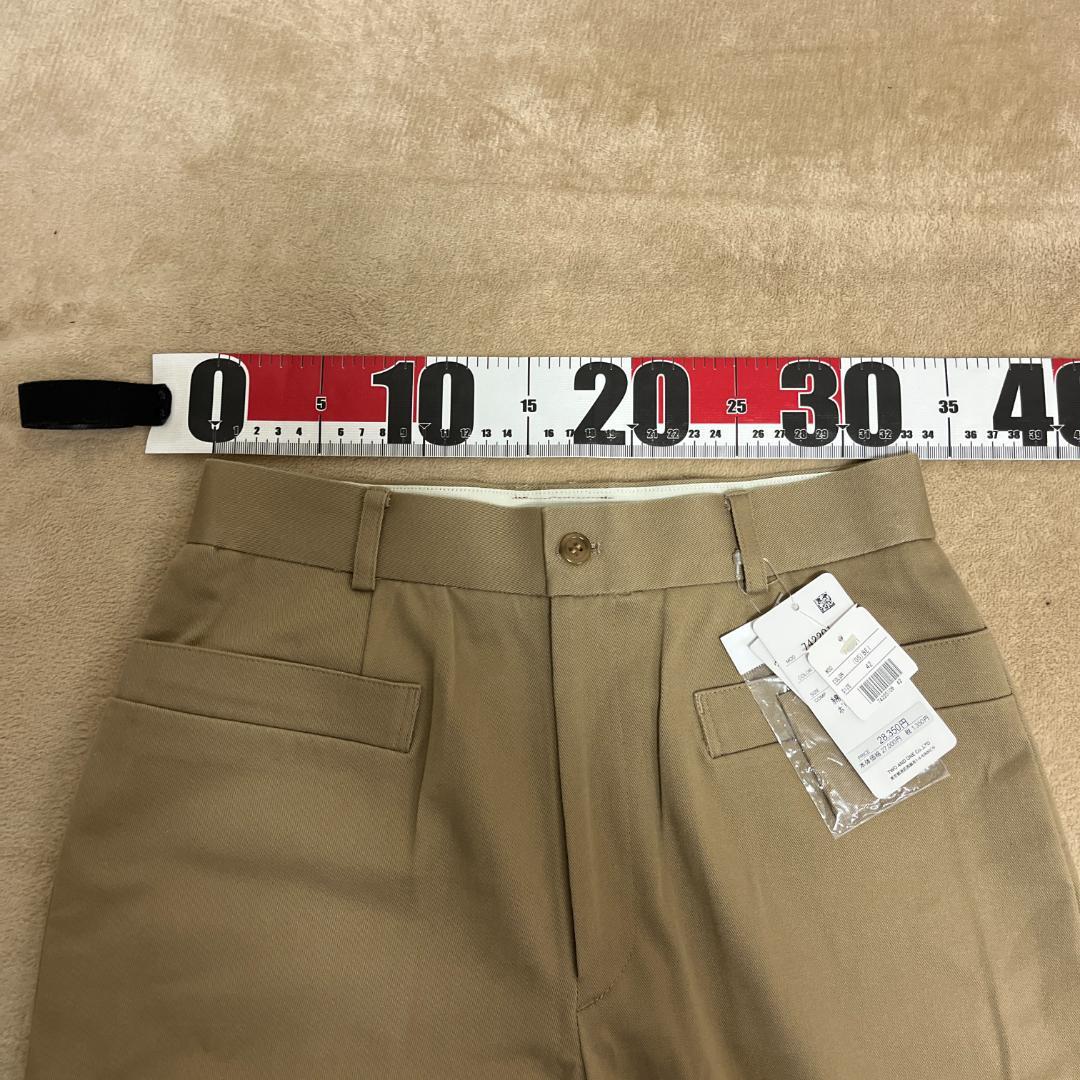 M・U SPORTS（ミエコ ウエサコ）新品　パンツ　ベージュ　ゴルフ