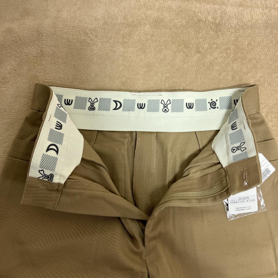 M・U SPORTS（ミエコ ウエサコ）新品　パンツ　ベージュ　ゴルフ