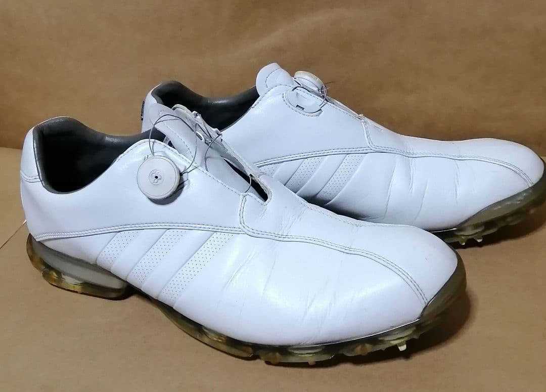 adidas ゴルフシューズ adipure 白 30cm
